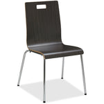 Lorell Bentwood Cafe Chair with Steel Frame - Set of 2 (LLR - LLR9986X) - SchoolOutlet