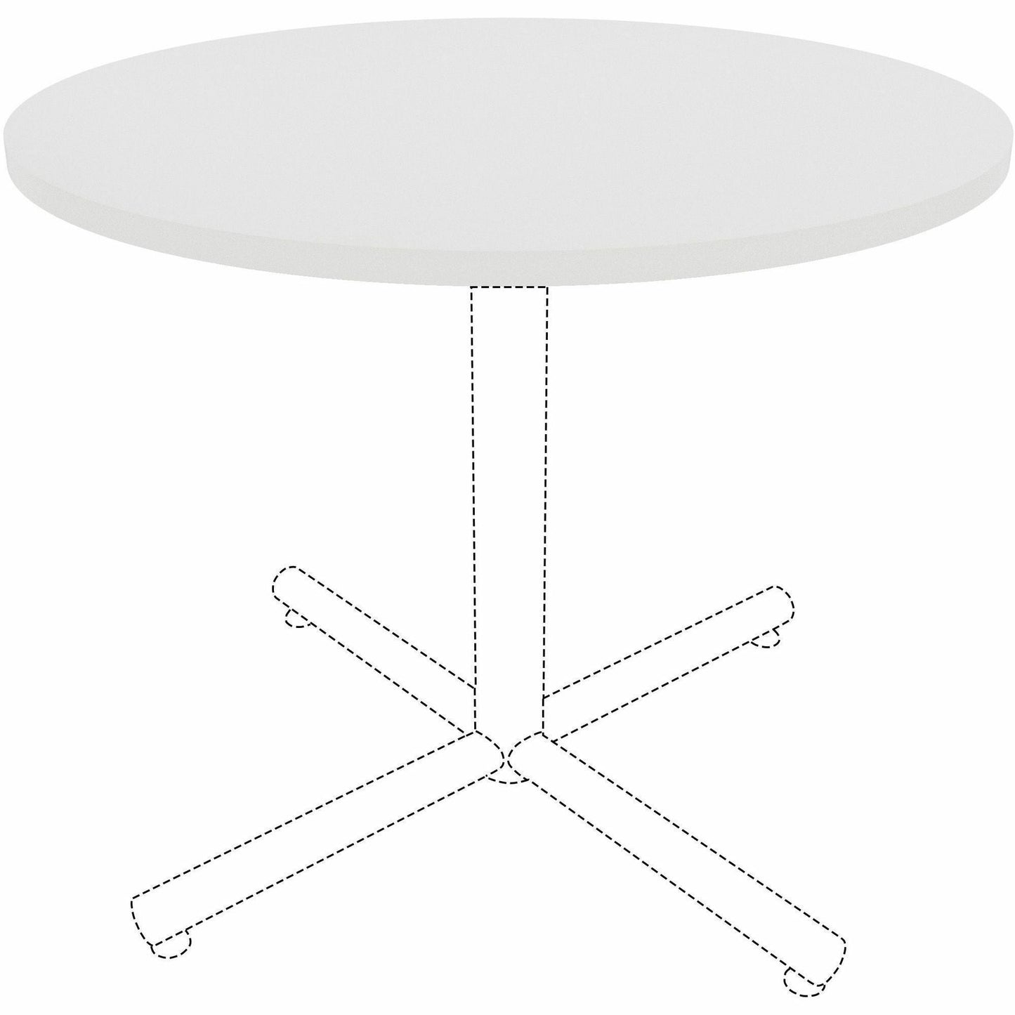 Lorell Hospitality/Conference Tabletop 36" Dia x 1"Thick (LLR - LLR - HT36 - 1IN - BE) - SchoolOutlet