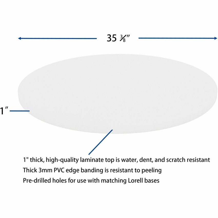 Lorell Hospitality/Conference Tabletop 36" Dia x 1"Thick (LLR - LLR - HT36 - 1IN - BE) - SchoolOutlet
