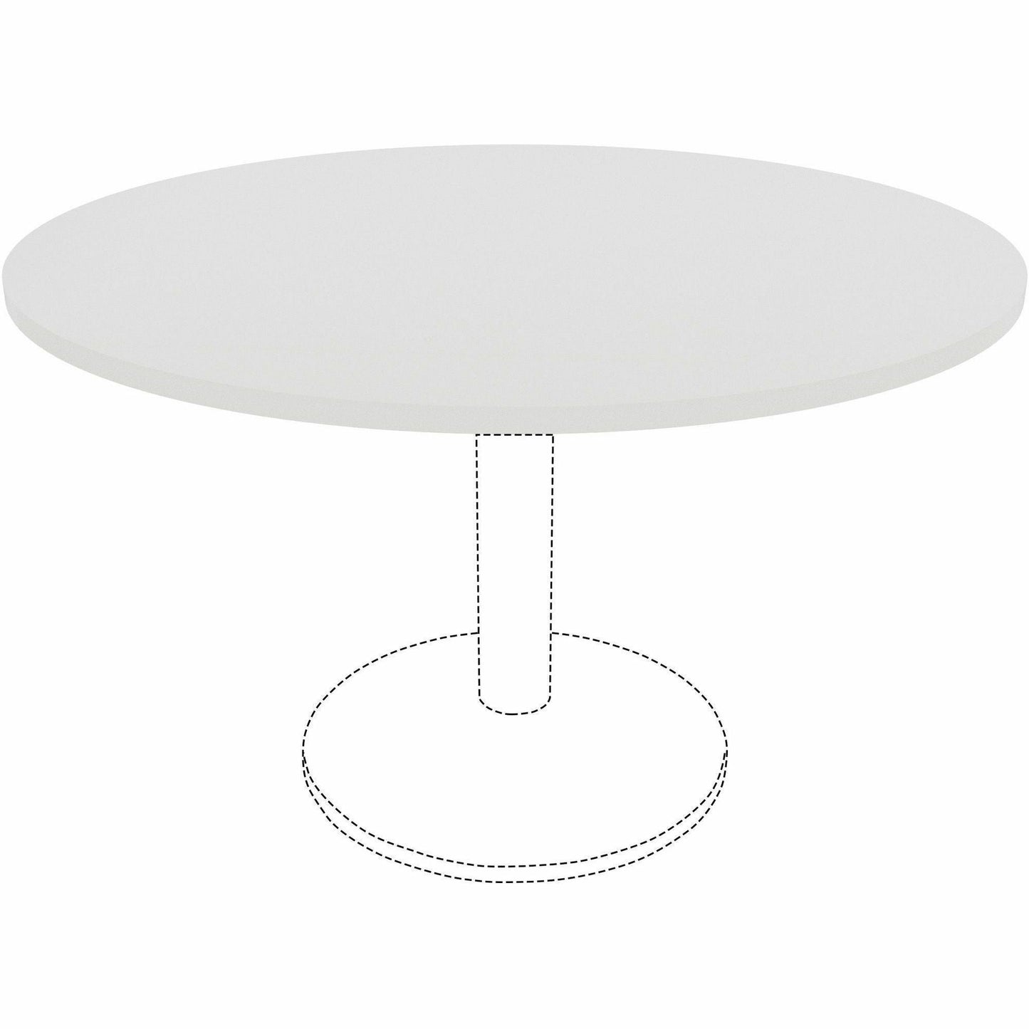 Lorell Hospitality/Conference Tabletop 48" Dia x 1"Thick (LLR - LLR99877) - SchoolOutlet