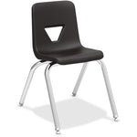 Lorell 16” Seat Height Student Stack Chair, Four - legged Base for Classrooms - Set of 4 (LLR - LLR9988X - 16) - SchoolOutlet