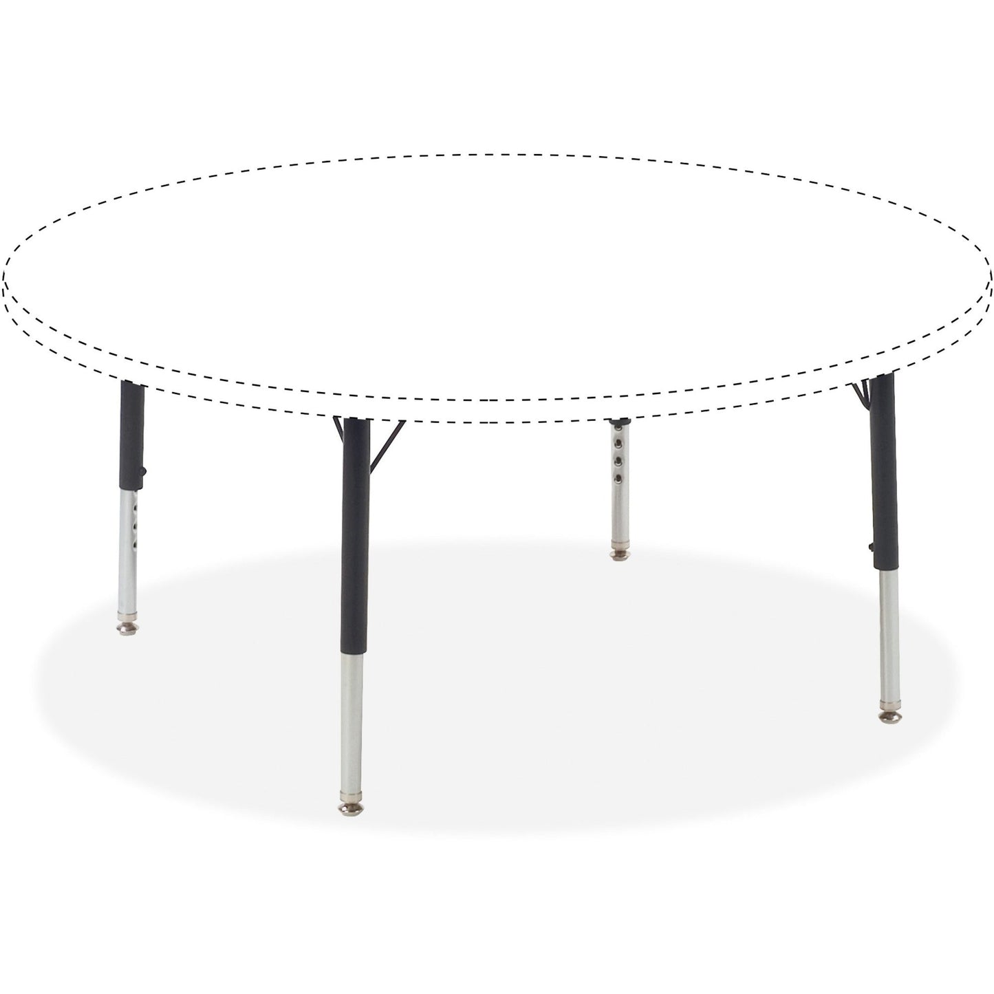 Lorell Activity Table Height - Adjustable Leg Kit 1.12"W x 25"L x 25"H (LLR - LLR99900) - SchoolOutlet