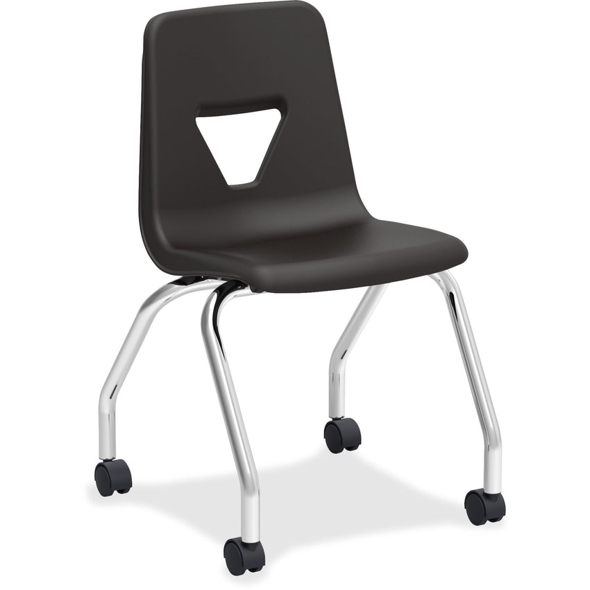 Lorell 18” Seat Height Classroom Mobile Chair, Four - Legged Base with Swivel Casters - Set of 2 18"H (LLR - LLR999X - 18X) - SchoolOutlet