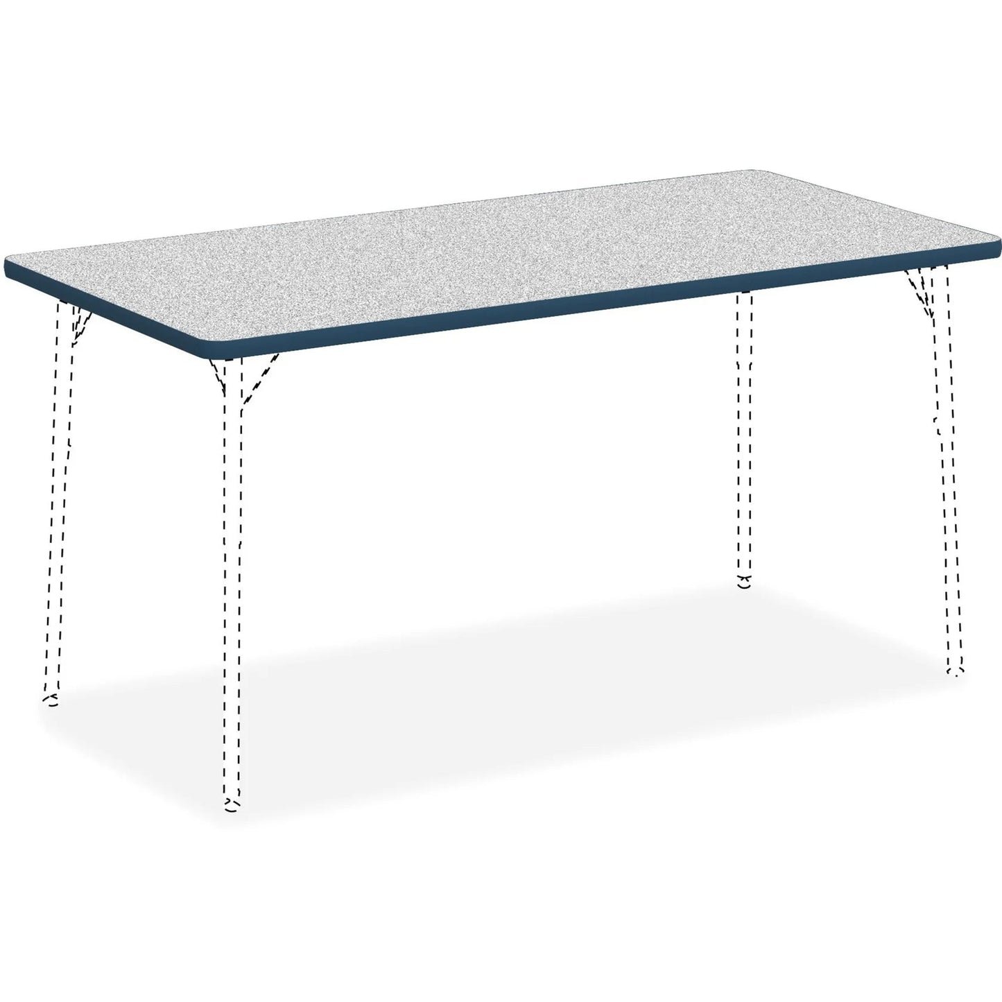 Lorell Rectangular Classroom Activity Tabletop 60"W x 30"D x 1.13"Thick Assembly Required (LLR - LLR99919) - SchoolOutlet