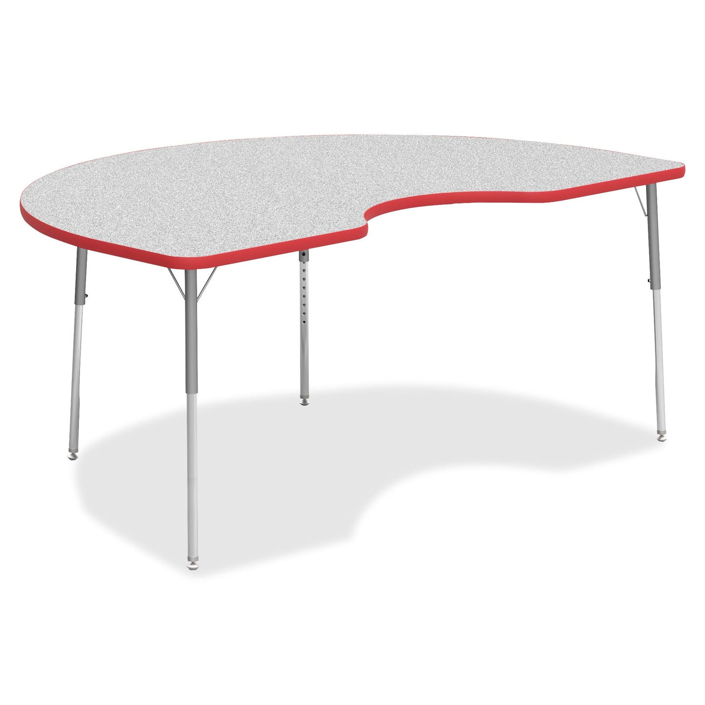 Lorell Kidney Shape Classroom Activity Tabletop 72"W x 48"D x 1.13"Thick Assembly Required (LLR - LLR99925) - SchoolOutlet