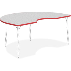 Lorell Kidney Shape Classroom Activity Tabletop 72"W x 48"D x 1.13"Thick Assembly Required (LLR-LLR99925)