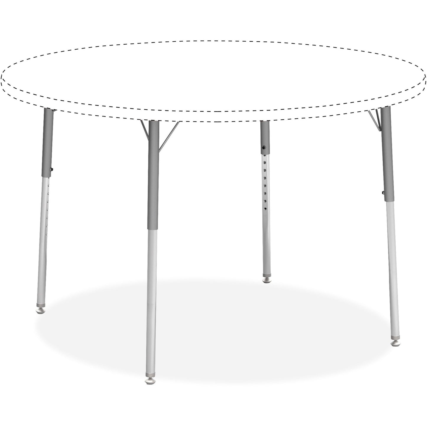 Lorell Activity Table Height - Adjustable Leg Kit 1.12"W x 30"L x 30"H (LLR - LLR99926) - SchoolOutlet