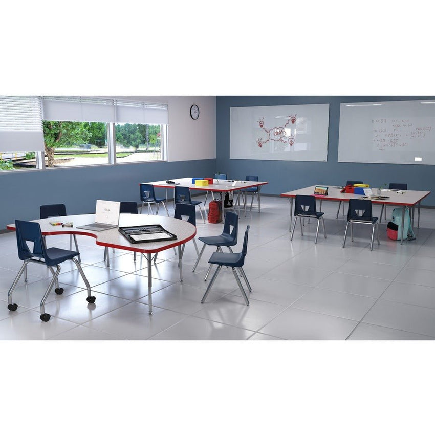 Lorell Activity Table Height - Adjustable Leg Kit 1.12"W x 30"L x 25"H (LLR - LLR99927) - SchoolOutlet