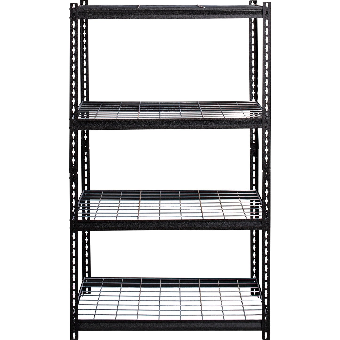 Lorell Wire Deck Shelving 4 Shelves 460 lb Capacity Per Shelf Steel Frame Boltless Assembly (LLR - LLR99928) - SchoolOutlet