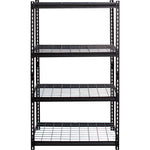 Lorell Wire Deck Shelving 4 Shelves 460 lb Capacity Per Shelf Steel Frame Boltless Assembly (LLR - LLR99928) - SchoolOutlet