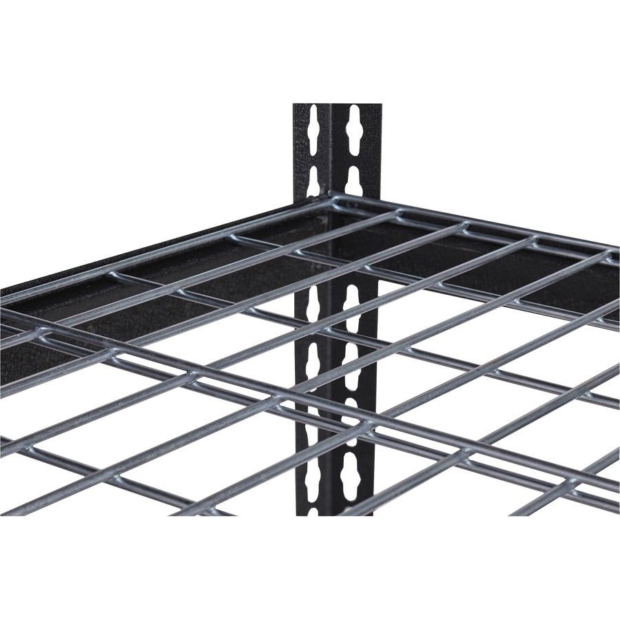 Lorell Wire Deck Shelving 4 Shelves 460 lb Capacity Per Shelf Steel Frame Boltless Assembly (LLR - LLR99928) - SchoolOutlet