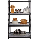 Lorell Wire Deck Shelving 4 Shelves 460 lb Capacity Per Shelf Steel Frame Boltless Assembly (LLR - LLR99928) - SchoolOutlet