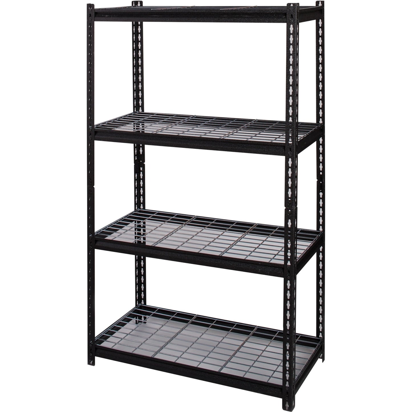 Lorell Wire Deck Shelving 4 Shelves 460 lb Capacity Per Shelf Steel Frame Boltless Assembly (LLR - LLR99928) - SchoolOutlet