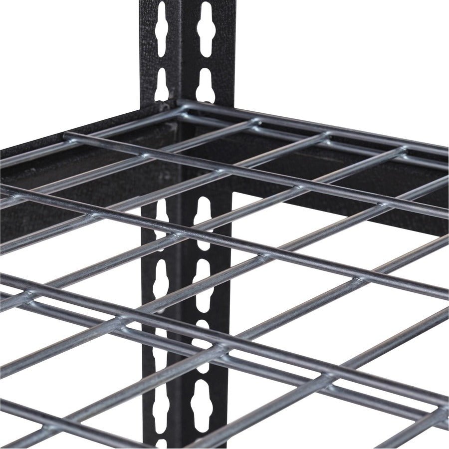 Lorell Wire Deck Shelving 4 Shelves 460 lb Capacity Per Shelf Steel Frame Boltless Assembly (LLR - LLR99928) - SchoolOutlet