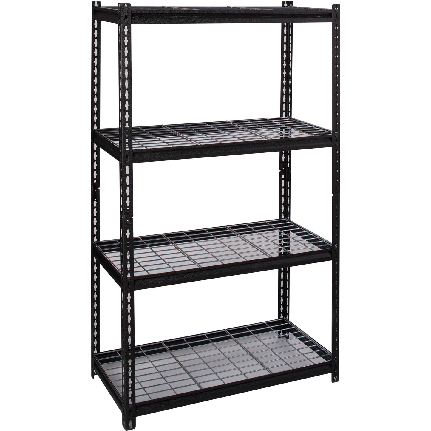 Lorell Wire Deck Shelving 4 Shelves 460 lb Capacity Per Shelf Steel Frame Boltless Assembly (LLR - LLR99928) - SchoolOutlet