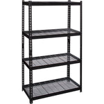 Lorell Wire Deck Shelving 4 Shelves 460 lb Capacity Per Shelf Steel Frame Boltless Assembly (LLR - LLR99928) - SchoolOutlet