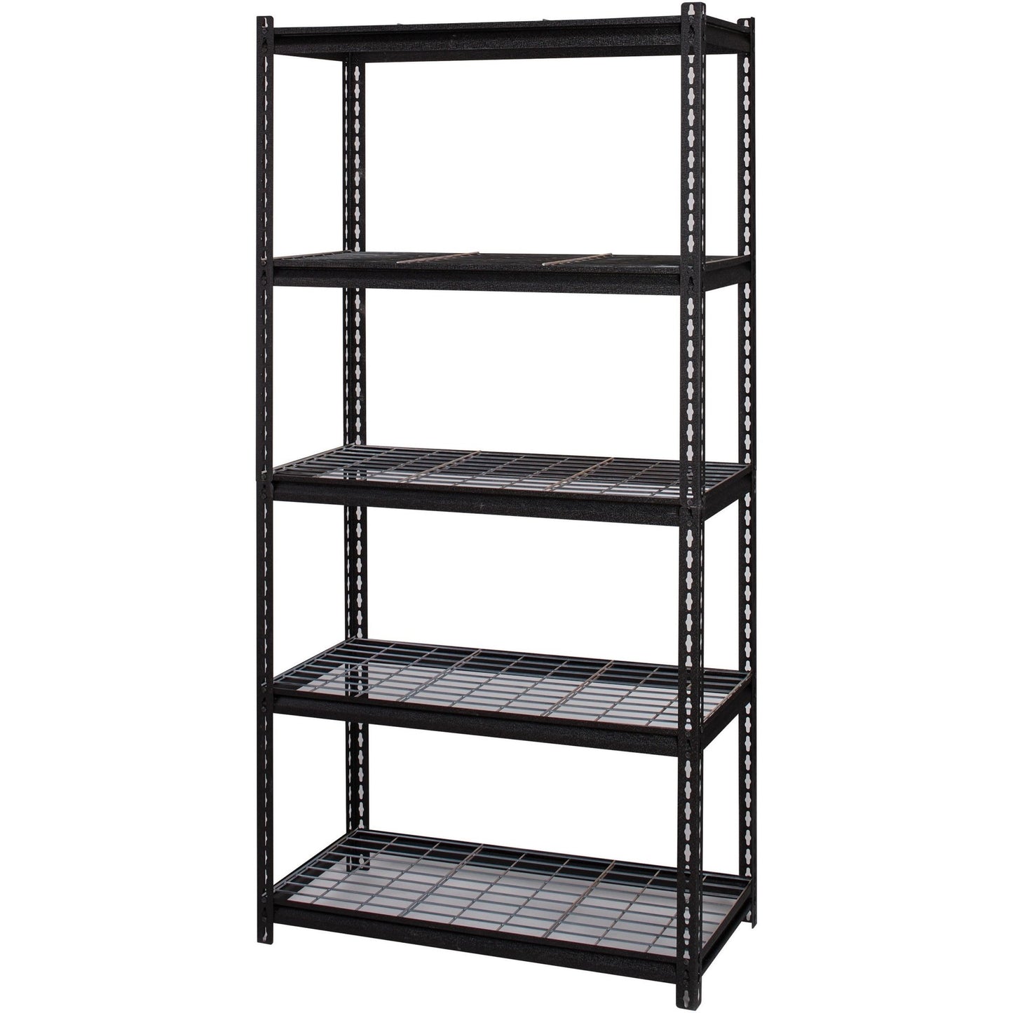 Lorell Wire Deck Shelving 5 Shelves 460 lb Capacity Per Shelf Steel Frame Boltless Assembly (LLR - LLR99929) - SchoolOutlet