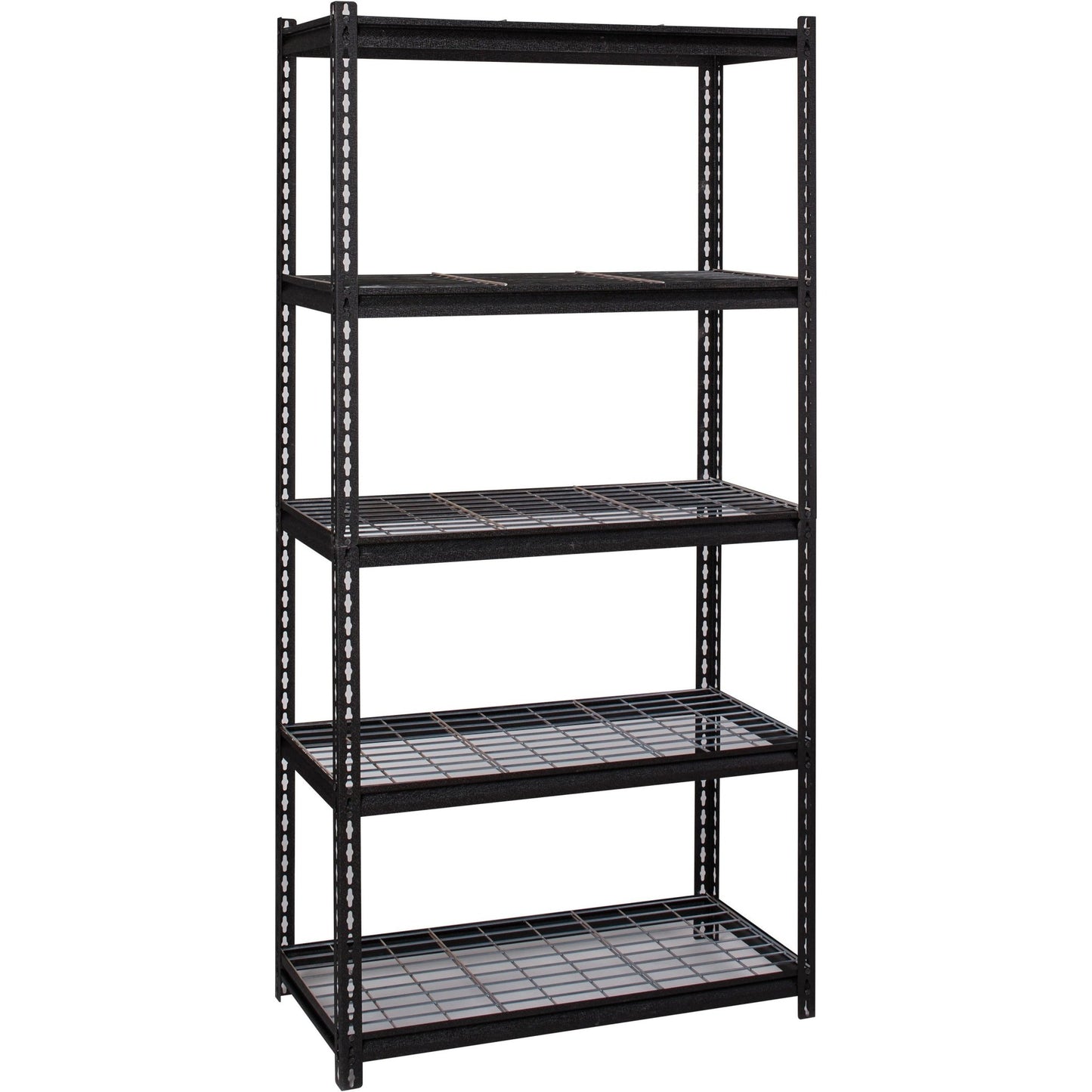 Lorell Wire Deck Shelving 5 Shelves 460 lb Capacity Per Shelf Steel Frame Boltless Assembly (LLR - LLR99929) - SchoolOutlet
