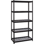 Lorell Wire Deck Shelving 5 Shelves 460 lb Capacity Per Shelf Steel Frame Boltless Assembly (LLR - LLR99929) - SchoolOutlet