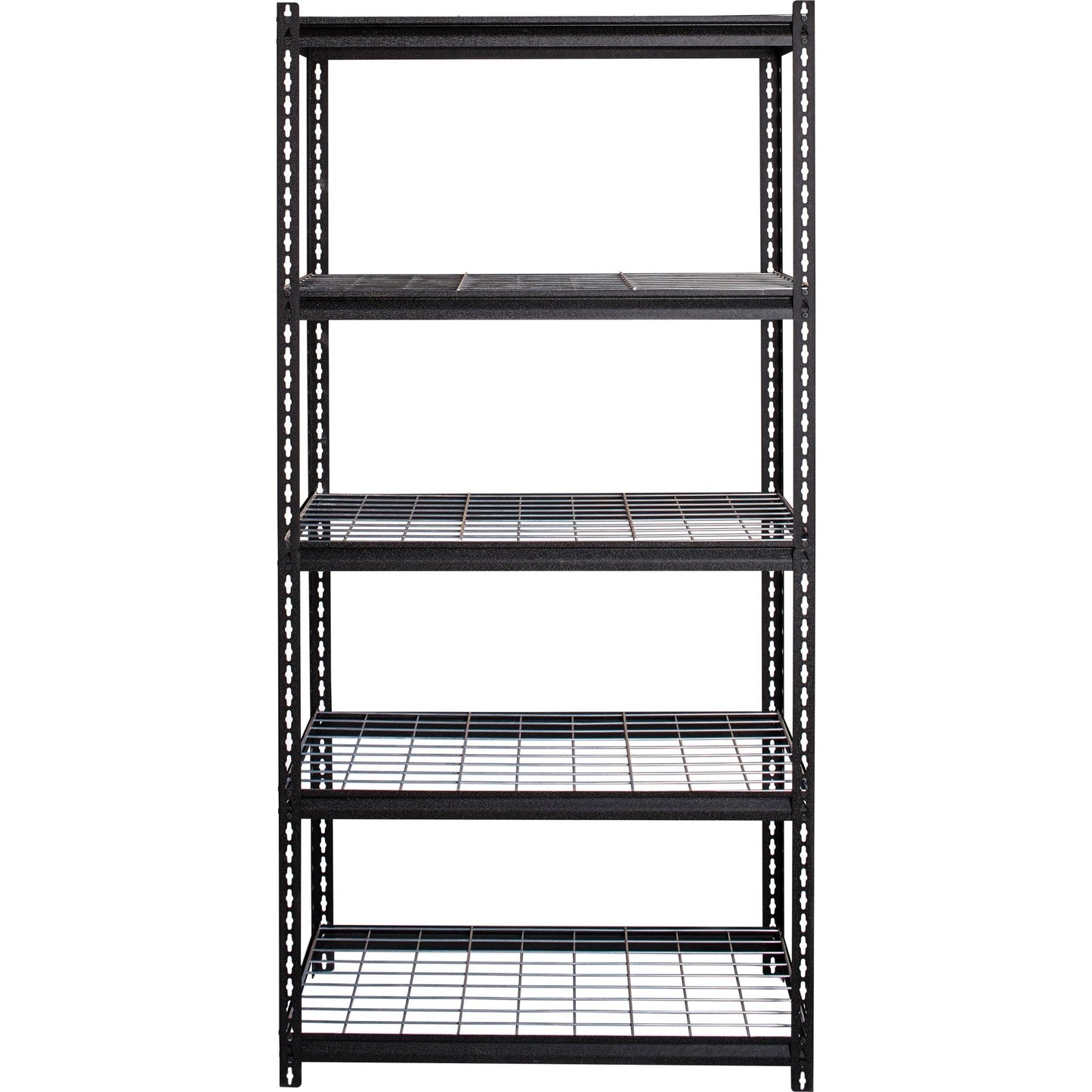 Lorell Wire Deck Shelving 5 Shelves 460 lb Capacity Per Shelf Steel Frame Boltless Assembly (LLR - LLR99929) - SchoolOutlet