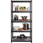 Lorell Wire Deck Shelving 5 Shelves 460 lb Capacity Per Shelf Steel Frame Boltless Assembly (LLR - LLR99929) - SchoolOutlet