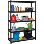 Lorell Wire Deck Shelving 5 Shelves 460 lb Capacity Per Shelf Steel Frame Boltless Assembly Wide Design (LLR - LLR99930) - SchoolOutlet