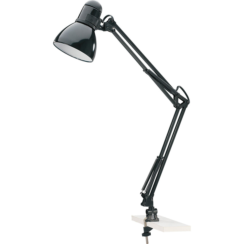 Lorell Architect 8W LED Desk Lamp with Clamp Reach Black (LLR - LLR99954) - SchoolOutlet