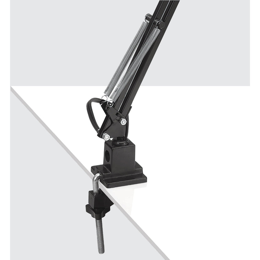 Lorell Architect 8W LED Desk Lamp with Clamp Reach Black (LLR - LLR99954) - SchoolOutlet