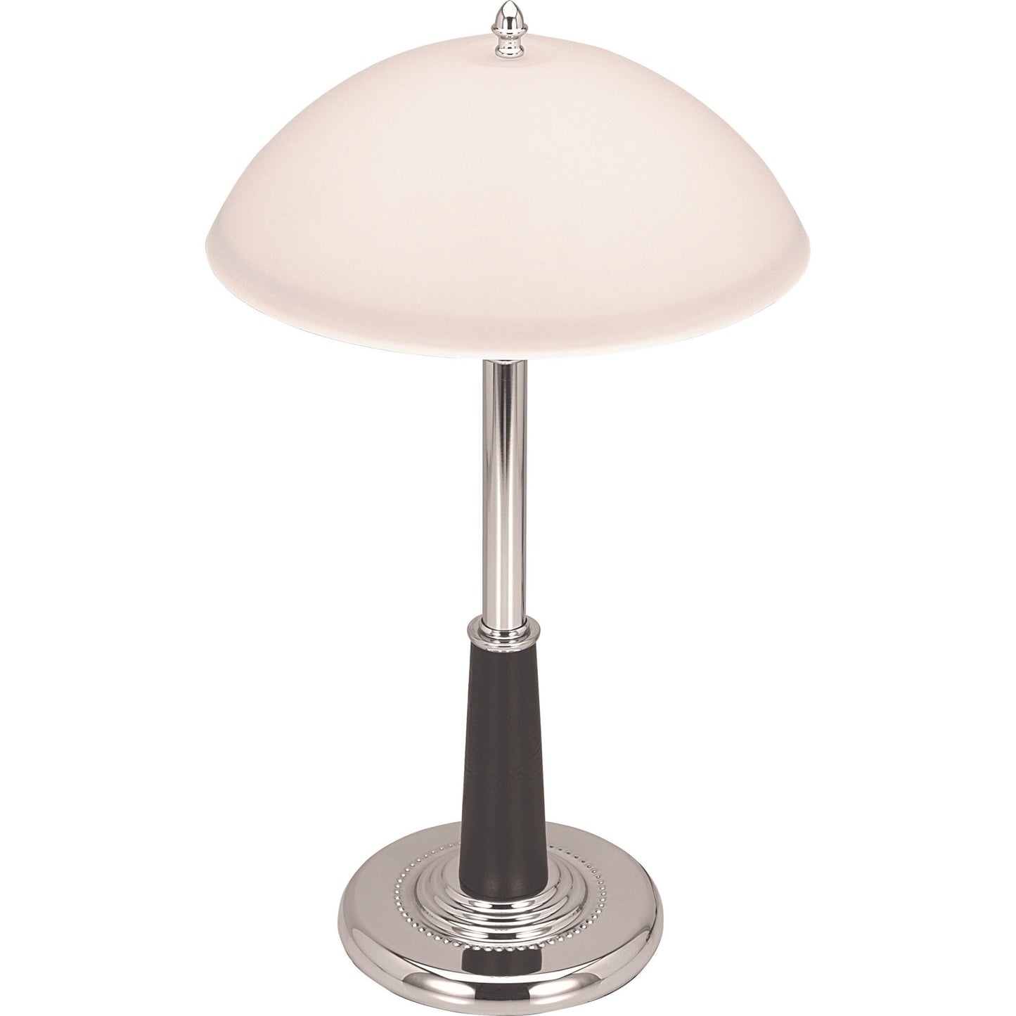 Lorell Glass Shaded Desk Lamp 7.8"W x 24"H Chrome (LLR - LLR99956) - SchoolOutlet
