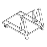 Lorell Advent Stacking Dolly for 4 - Leg Stack Chairs 10 - Chair Capacity (LLR - LLR99968) - SchoolOutlet