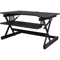 Lorell Adjustable Desk Riser Plus 32"W x 20.5"D Black (LLR-LLR99983)