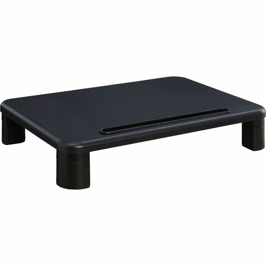 Lorell Height - Adjustable Monitor Riser 4"H x 19.75"W Black (LLR - LLR99991) - SchoolOutlet
