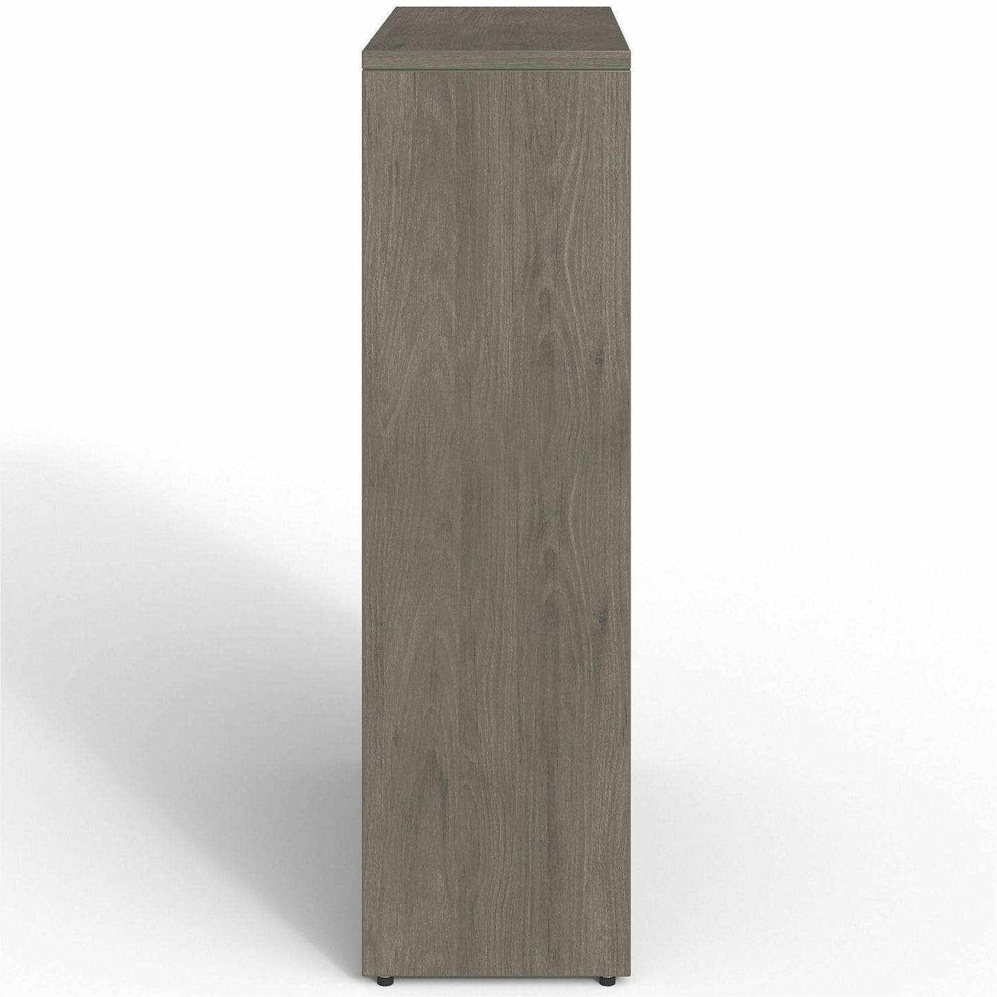 Lorell Prominence 2.0 4 - Shelf Bookcase 34"W x 12"D x 48"H Gray Elm (LLR - LLRPBK3448GE) - SchoolOutlet