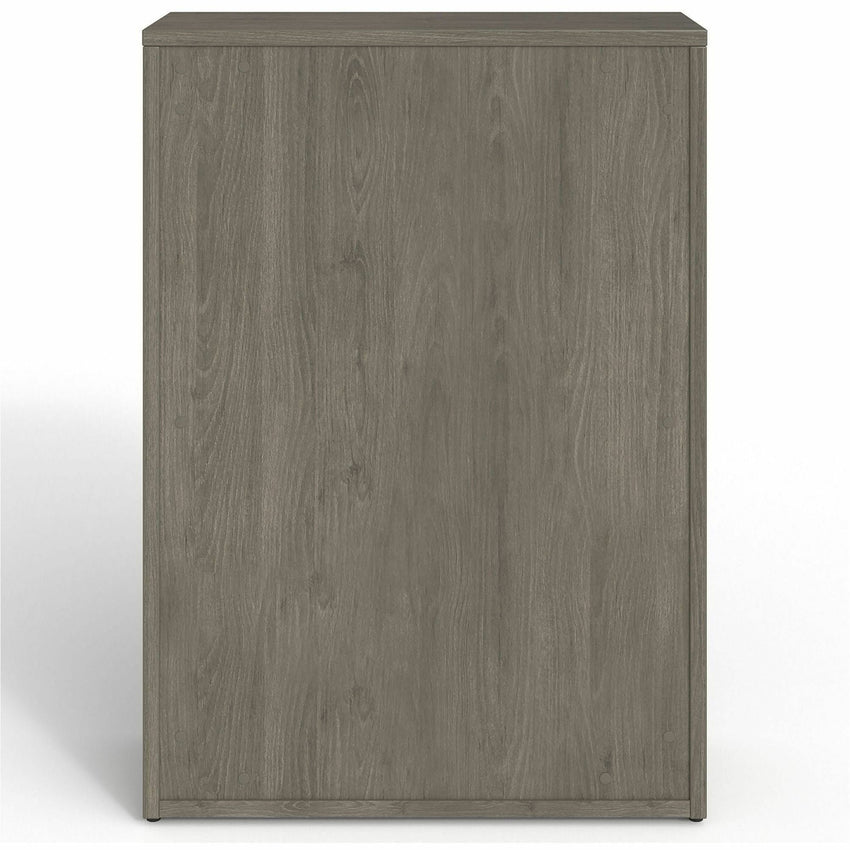 Lorell Prominence 2.0 4 - Shelf Bookcase 34"W x 12"D x 48"H Gray Elm (LLR - LLRPBK3448GE) - SchoolOutlet