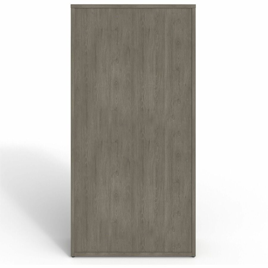 Lorell Prominence 2.0 5 - Shelf Bookcase 34"W x 12"D x 69"H Gray Elm (LLR - LLRPBK3469GE) - SchoolOutlet