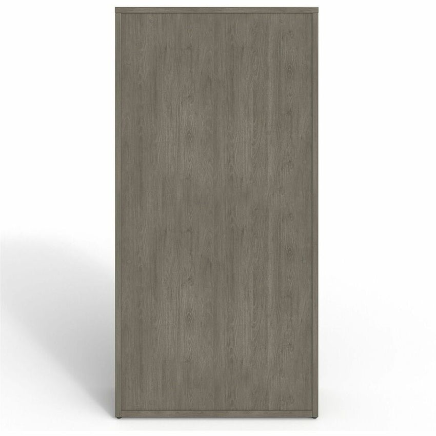 Lorell Prominence 2.0 5 - Shelf Bookcase 34"W x 12"D x 69"H Gray Elm (LLR - LLRPBK3469GE) - SchoolOutlet