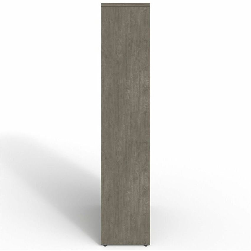 Lorell Prominence 2.0 5 - Shelf Bookcase 34"W x 12"D x 69"H Gray Elm (LLR - LLRPBK3469GE) - SchoolOutlet