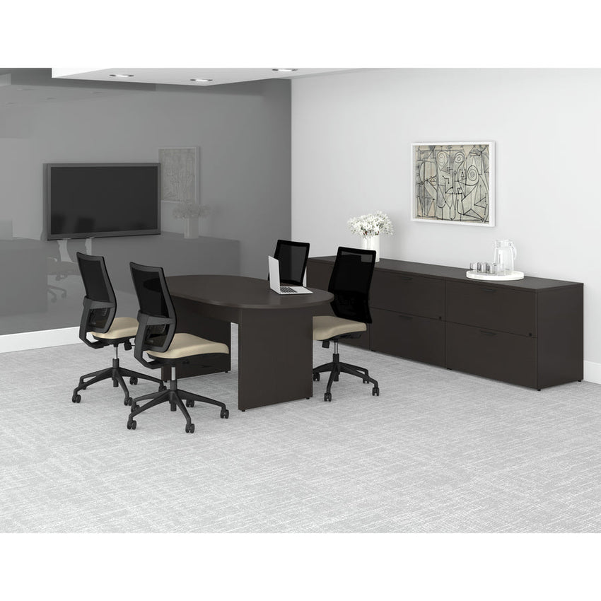 Lorell Prominence 2.0 Double - Pedestal Credenza 66"W x 24"D x 29"H (LLR - PRM - CR66 - DPXX) - SchoolOutlet