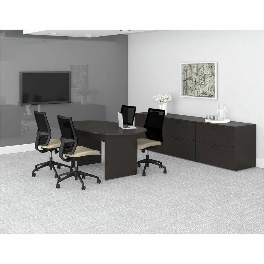 Lorell Prominence 2.0 Right - Pedestal Credenza 66"W x 24"D x 29"H (LLR - LLRPC2466RXX) - SchoolOutlet