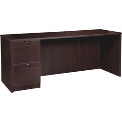 Lorell Prominence 2.0 Left-Pedestal Credenza 72"W x 24"D x 29"H (LLR-LLRPC2472LXX)