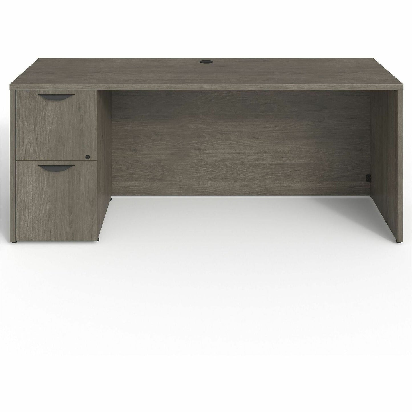 Lorell Prominence 2.0 Left - Pedestal Credenza 72"W x 24"D x 29"H (LLR - LLRPC2472LXX) - SchoolOutlet