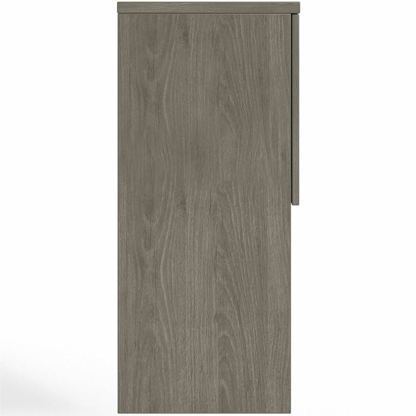 Lorell Prominence 2.0 Series 4 - Door Executive Hutch Gray Elm Laminate 66"W x 16"D x 39"H (LLR - LLRPH6639GE) - SchoolOutlet