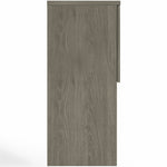 Lorell Prominence 2.0 Series 4 - Door Executive Hutch Gray Elm Laminate 66
