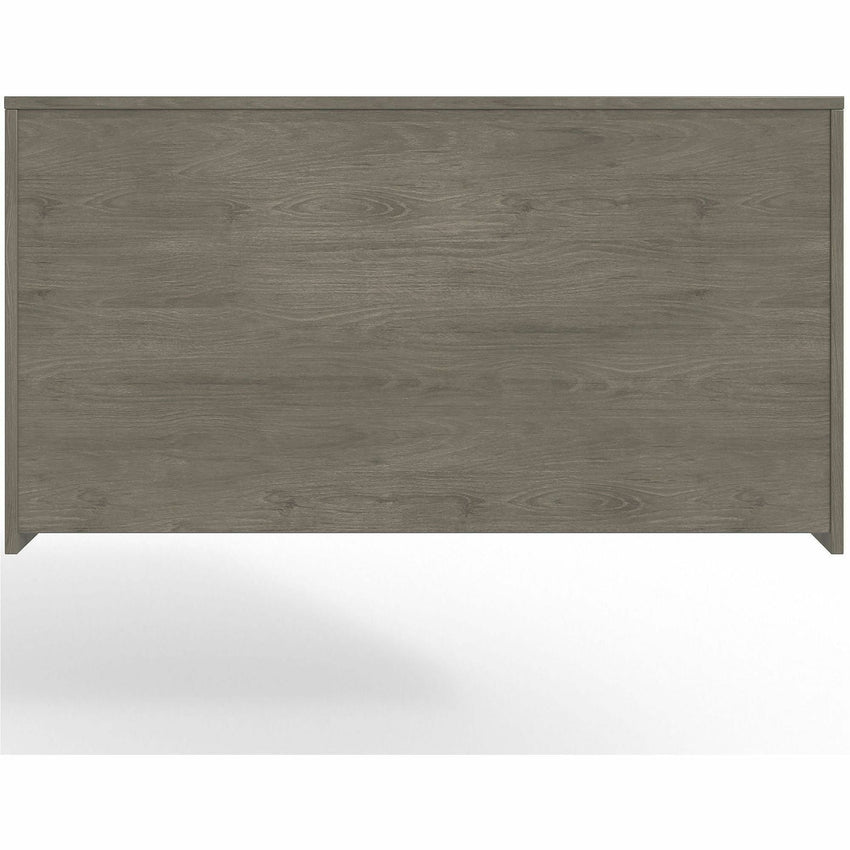 Lorell Prominence 2.0 Series 4 - Door Executive Hutch Gray Elm Laminate 66"W x 16"D x 39"H (LLR - LLRPH6639GE) - SchoolOutlet