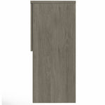 Lorell Prominence 2.0 Series 4 - Door Executive Hutch Gray Elm Laminate 66