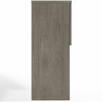 Lorell Prominence 2.0 Series 4 - Door Executive Hutch Gray Elm Laminate 72