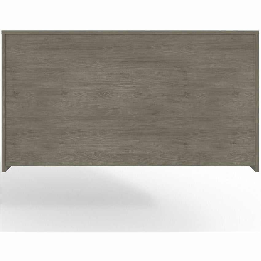 Lorell Prominence 2.0 Series 4 - Door Executive Hutch Gray Elm Laminate 72"W x 16"D x 39"H (LLR - LLRPH7239GE) - SchoolOutlet