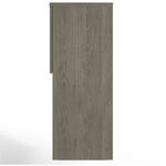 Lorell Prominence 2.0 Series 4 - Door Executive Hutch Gray Elm Laminate 72