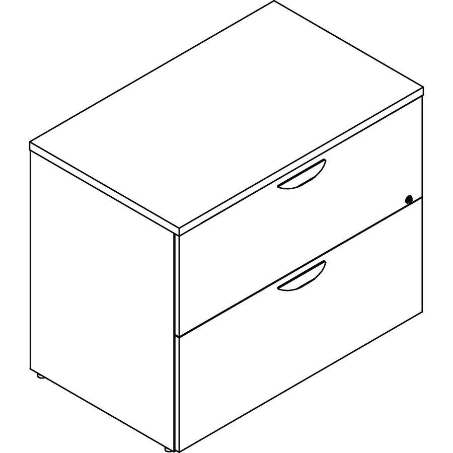Lorell Prominence 2.0 2 - Drawer Lateral File with Anti - tilt Mechanism 36"W x 22"D x 29"H (LLR - LLRPL2236XX) - SchoolOutlet