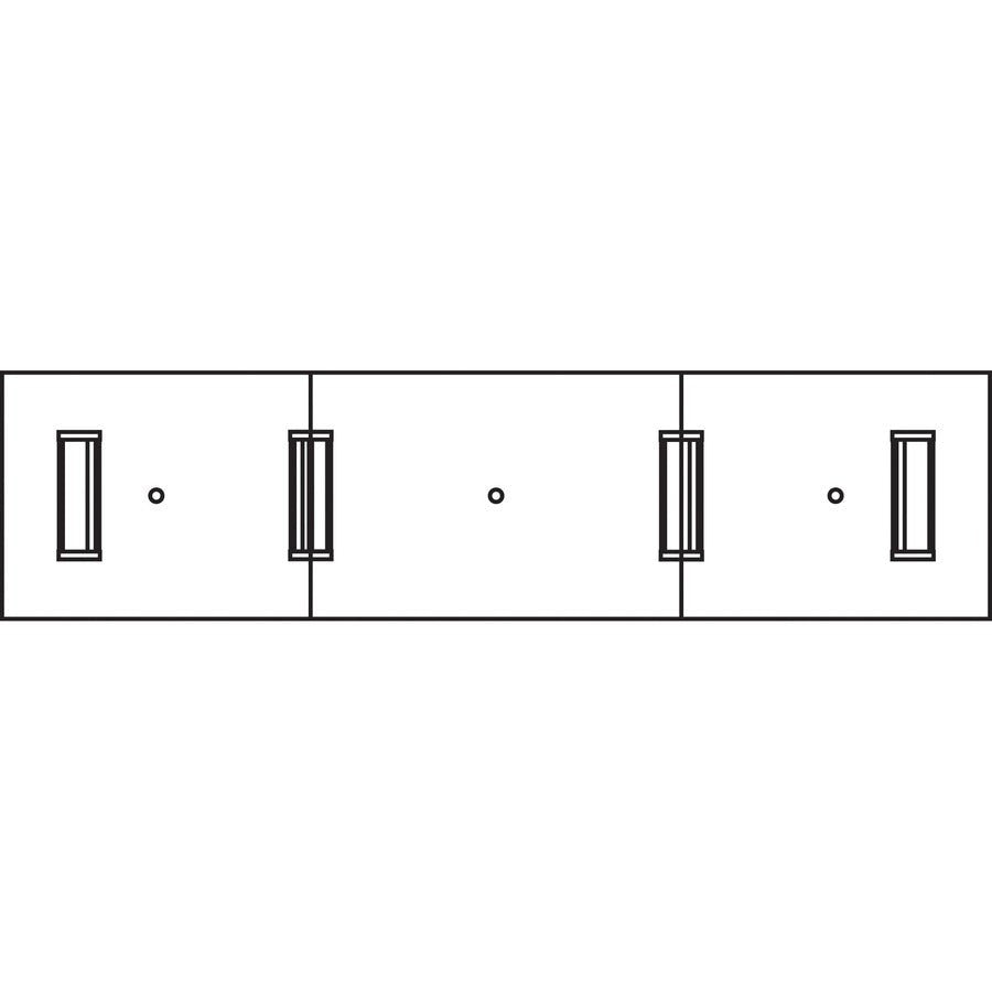 Lorell Prominence 2.0 Modular Table Base with Door 24"W x 8"D x 28"H (LLR - LLRPLB24GE) - SchoolOutlet